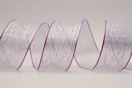 purple metallic style ribbon